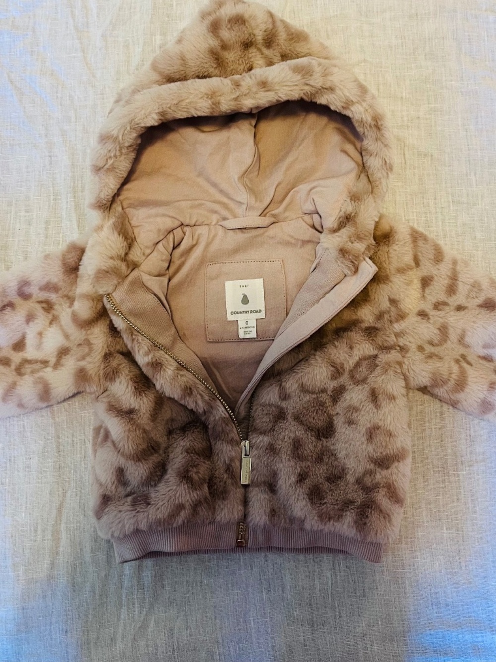 Country Road 6-12 month faux fur winter coat